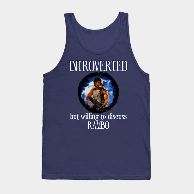 RAMBO: INTROVERTED Tank Top by INLE Designs